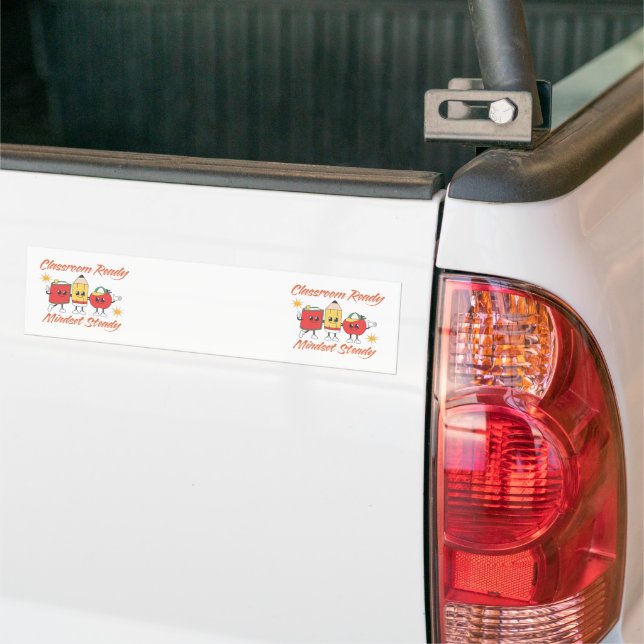 ADESIVO PARA CARRO WELCOME BACK TO SCHOOL CLASSROOM READY MINDSET (No caminhão)