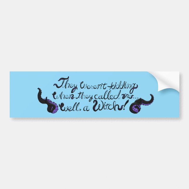 Adesivo Para Carro Well, a Witch! Bumper Sticker (Frente)