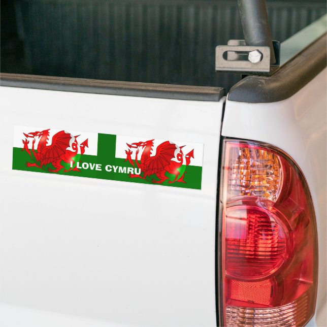Adesivo Para Carro Welsh Flag (No caminhão)