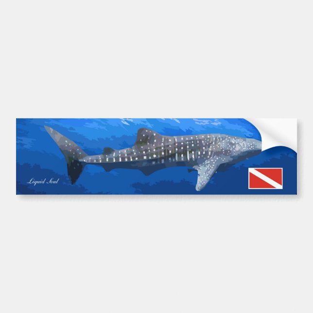 Adesivo Para Carro Whale Shark Sticker (Frente)