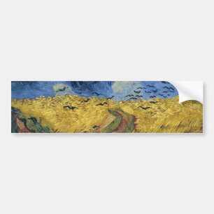Adesivo Para Carro Wheatfield with Crows (F779) Van Gogh Fine Art