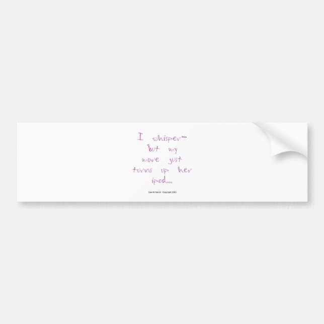 Adesivo Para Carro Whisperer do cavalo: Égua com IPod (Frente)