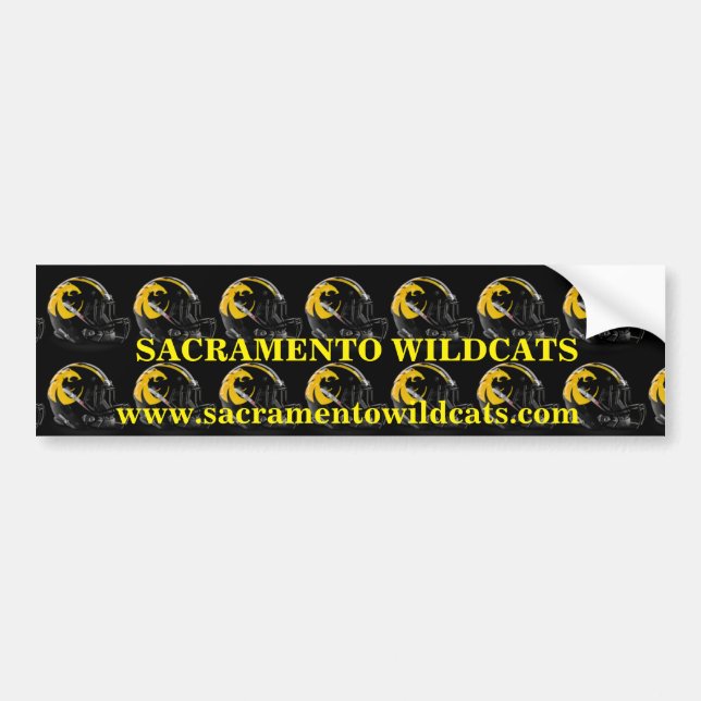 Adesivo Para Carro Wildcats de Sacramento (Frente)