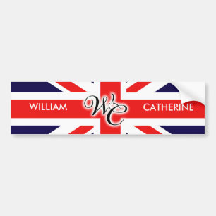Adesivo Para Carro William & Catherine
