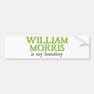 Adesivo Para Carro William Morris é meu Ficar em casa