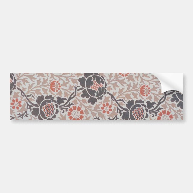 Adesivo Para Carro William Morris Flower Grafton Wallpaper (Frente)