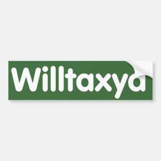 Adesivo Para Carro Willtaxya - Wakulla foi rebatizado