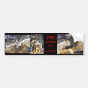 Adesivo Para Carro Wimps de PBR NÃO PERMITIDOS! Autocolante no vidro
