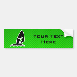 Adesivo Para Carro Windsurfing verde