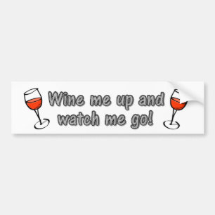 Adesivo Para Carro Wine eu acima e olha-me ir!