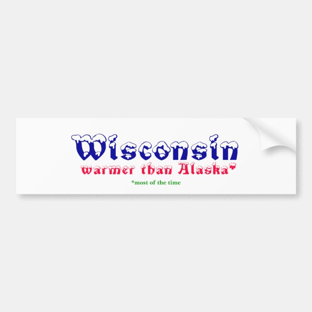 Adesivo Para Carro Wisconsin (Frente)