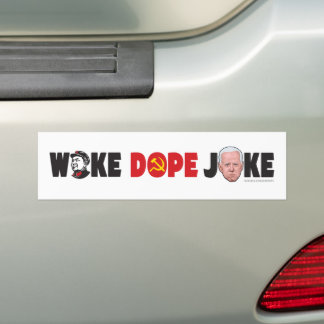 Adesivo Para Carro Woke Dope Piada Bumper Sticker