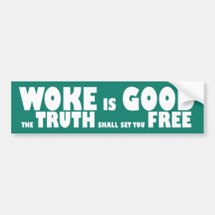Adesivo Para Carro Woke É Bom - A Verdade Te Libertará