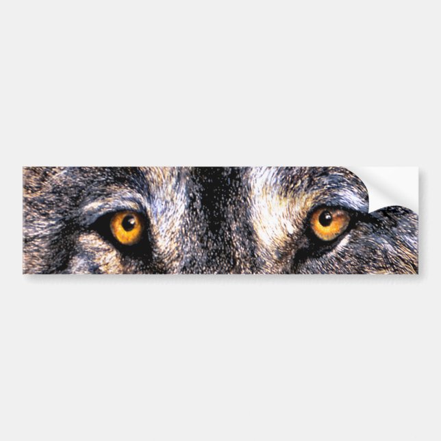 Adesivo Para Carro Wolf Eyes (Frente)