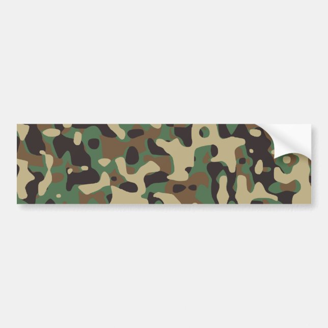 Adesivo Para Carro Woodland Camo (Frente)