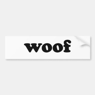 ADESIVO PARA CARRO WOOF