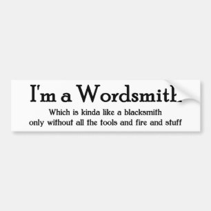Adesivo Para Carro Wordsmith