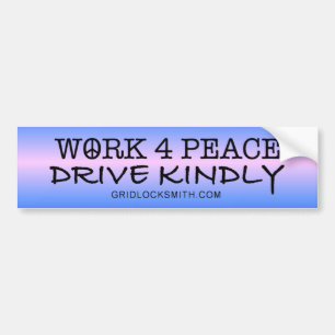 ADESIVO PARA CARRO WORK4PEACE-DK