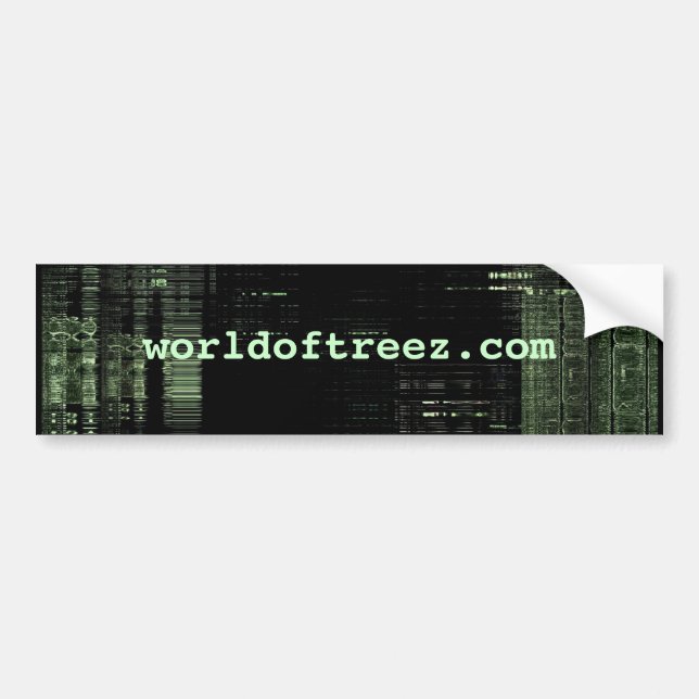 Adesivo Para Carro worldoftreez.com - bumper.sticker (Frente)