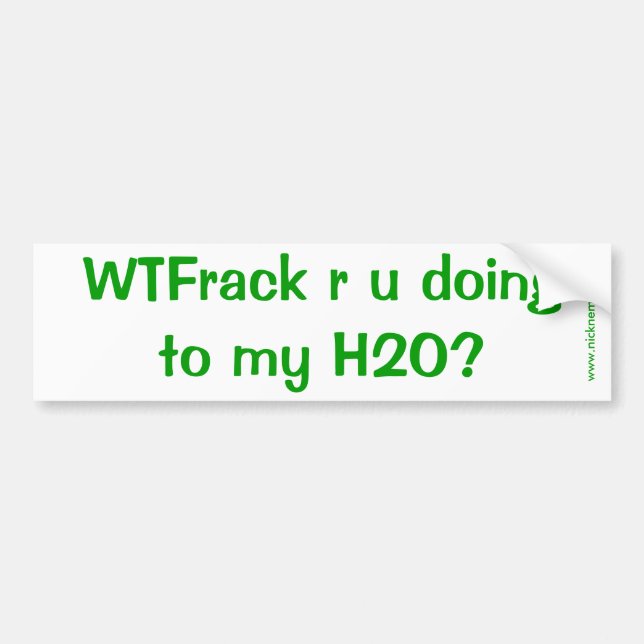 Adesivo Para Carro WTFrack é você que faz? (Frente)