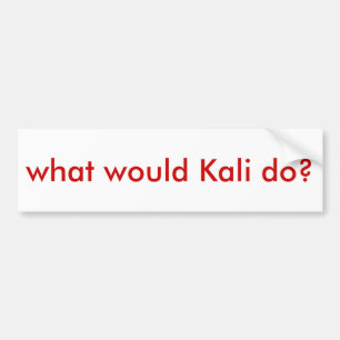 Adesivo Para Carro WWKD? "que Kali faria? "