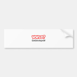 Adesivo Para Carro WWLD.. O que faria um advogado?