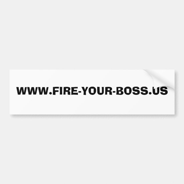 ADESIVO PARA CARRO WWW.FIRE-YOUR-BOSS.US (Frente)