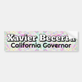 Adesivo Para Carro Xavier Becerra Governador da Califórnia