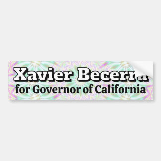 Adesivo Para Carro Xavier Becerra para Governador da Califórnia