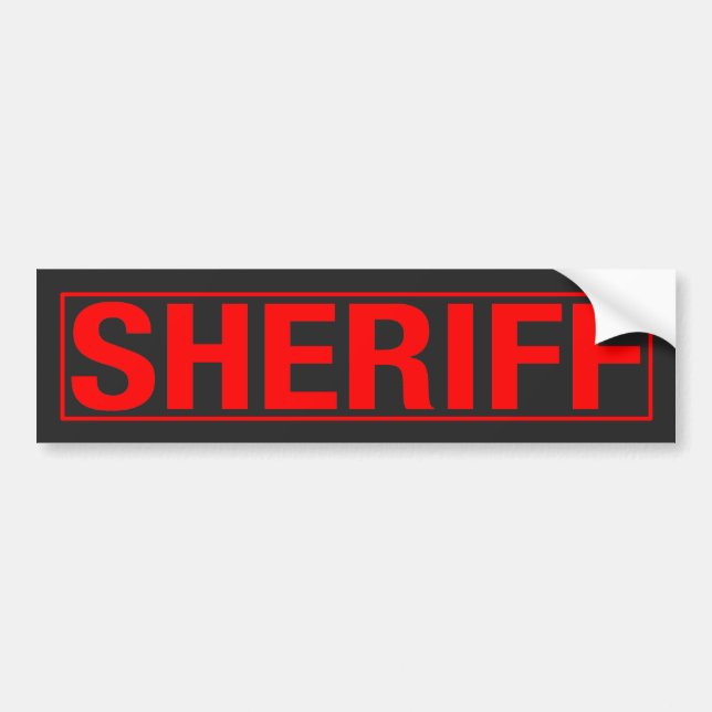ADESIVO PARA CARRO "XERIFE " (Frente)