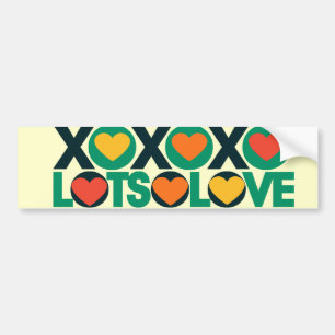 Adesivo Para Carro XOXO Muito Amor