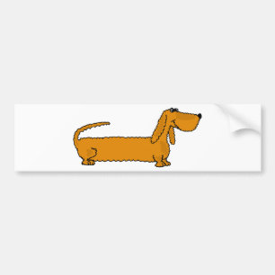 Adesivo Para Carro XX- Dachshund Funky