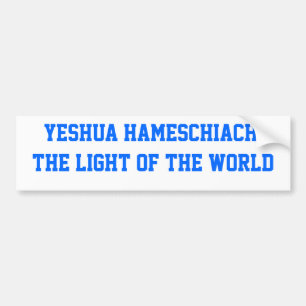 Adesivo Para Carro Yeshua HaMeschiach,