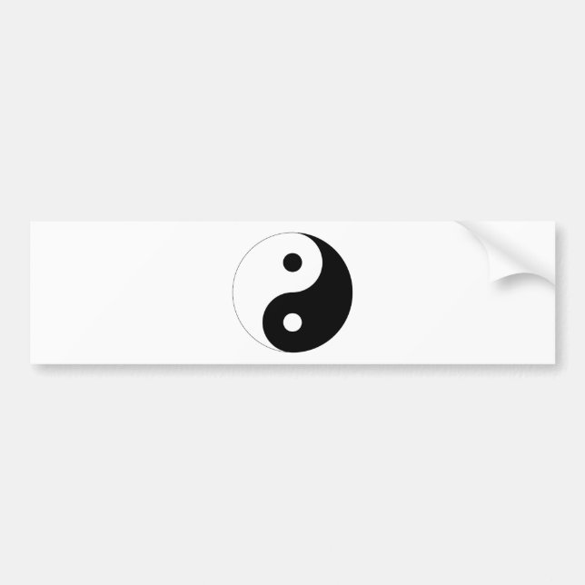 Adesivo Para Carro Yin Yang (Frente)