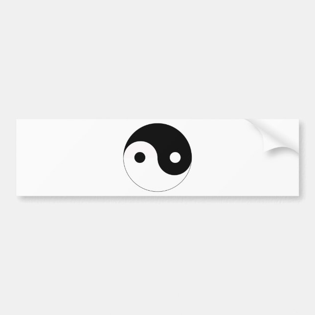Adesivo Para Carro Yin Yang (Frente)