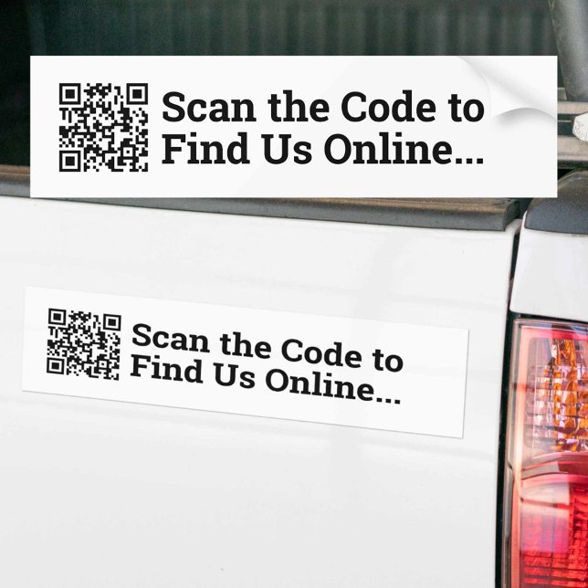 Adesivo Para Carro Your QR Code Design (Criador carregado)