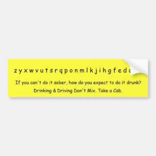 Adesivo Para Carro z y x w v u t s r q p o n m l k j mim h g f e d c