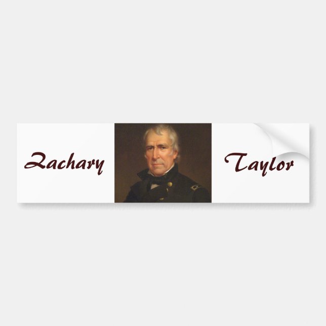 Adesivo Para Carro Zachary Taylor (Frente)
