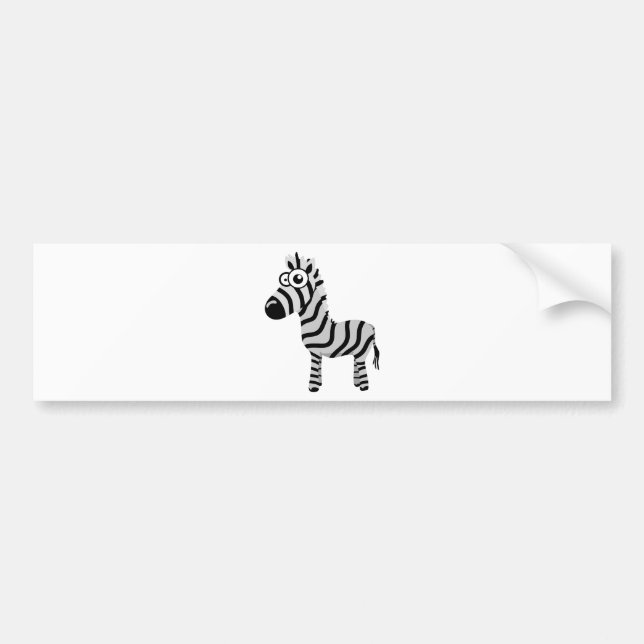 Adesivo Para Carro Zebra bonito (Frente)
