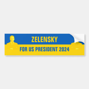 Adesivo Para Carro Zelensky para o Presidente dos EUA 2024, o melhor