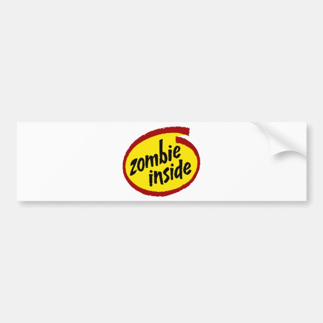 Adesivo Para Carro Zombi para dentro (Frente)