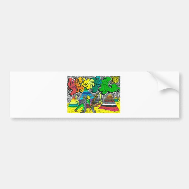 Adesivo Para Carro Zombies Compradores Percentuais (Frente)