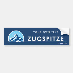 Adesivo Para Carro Zugspitze Alemanha Deutschland montanha resort de
