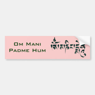 Adesivo Para Carro Zumbido III do OM Mani Padme