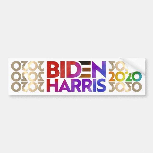 adesivo para-choques Biden Harris 2020 (Frente)