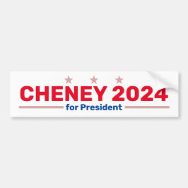 adesivo para-choques Cheney 2024