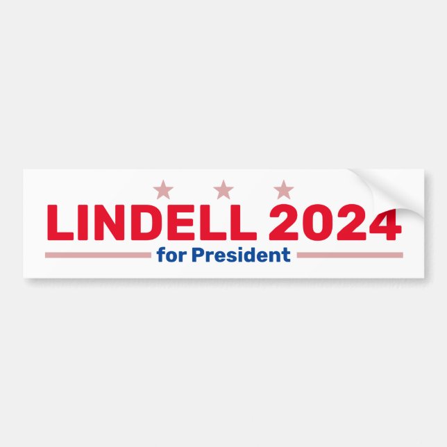 adesivo para-choques do Lindell 2024 (Frente)