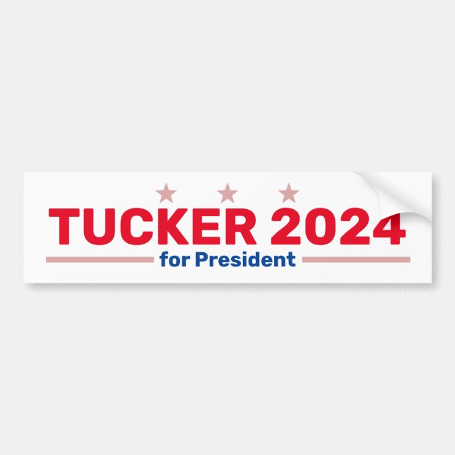 Adesivo para-choques do Tucker 2024 (Frente)