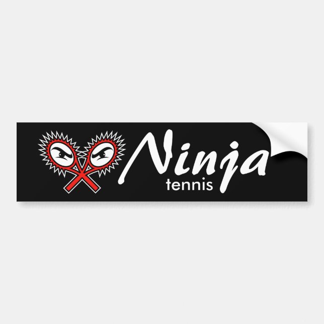 adesivo para-choques ninja tênis (Frente)