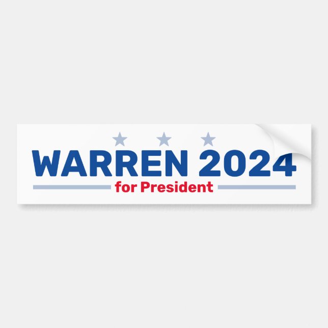 adesivo para-choques Warren 2024 (Frente)